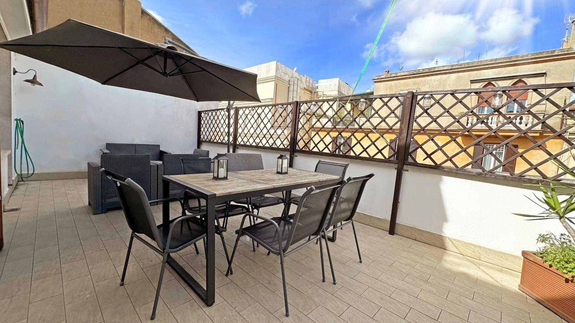 Rome Apartment With Terrace Autonomous Экстерьер фото